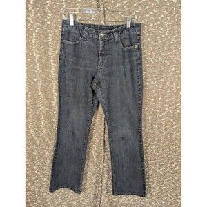 V.S.H. Embellished Rhinestone Dark Wash Women's Jeans Size 12 Y2K‎